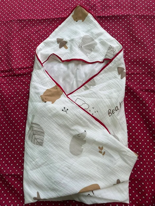 muslin blanket wrapper