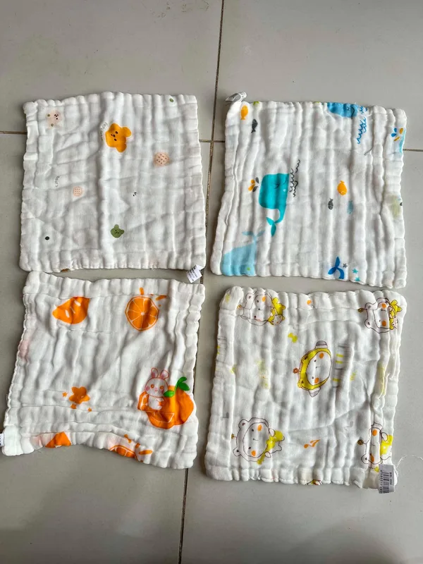 muslin mini hankey towel per pc