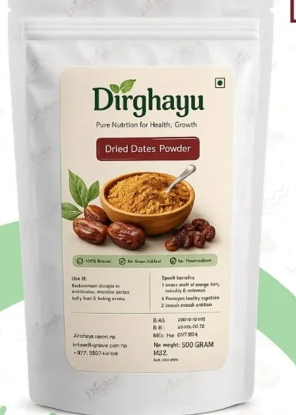 Dried dates powder